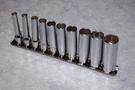 Deep Socket Set Snap On Sae 1/4" Drive. Fixed Price $208.00.