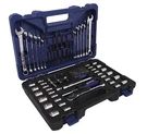 Kobalt 119-PIECE Standard (sae) Metric Mechanic's Tool Set With Hard Case. Fixed Price $118.97.