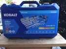 Kobalt 170 Piece Mechanics Tool Set W/ Hard Case. Fixed Price $200.00.
