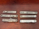 Lot OF6--VINTAGE Spark Plug Gap Gauge Feelers-master, Owatonna, Blackhawk & Kak. Fixed Price $22.00.