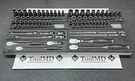 Snap-on New Dark Titanium 106PC 1/4" & 3/8" Dr Sae Metric Foam Set. Fixed Price $3795.00.