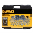 Dewalt 1/4"-3/8" 204-PIECE Mechanic's Tool Set With Storage Case DWMT72165. Fixed Price $189.89.