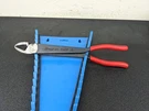 #BO730 Snap-on 312CP Extended Reach 11" Long Diagonal Pliers Red Handles Usa. Fixed Price $69.95.