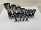 Snap-on Tools Usa New 7PC 3/8" Drive Sae 6 Point Flare Nut Socket Set 207FRX. Fixed Price $349.95.