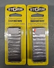 2X Storm Fishing Weights - Suspenstrips 70 Bass Lure DOT41. Fixed Price $22.00.