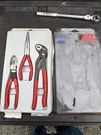 Rare Mac Tools Knipex Cobra Germany 3PC Universal Plier Set Nos P3UNIV P20 P13. Fixed Price $179.00.