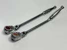 Snap-on Tools Usa 2PC 3/8" Drive Flex Head Ratchet Set, Regular & Offset Handle. Fixed Price $214.99.