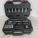 Husky Repair Mechanics Tool Set Socket Ratchet Wrenches Drive With Case 94-PIECE. Fixed Price $69.95.
