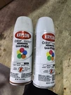 Qty 2*** Krylon 51501 Colormaster Paint + Primer Gloss White 12OZ Each. Fixed Price $30.00.