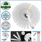 Steel Feeler Gauge Set 32 Blades Dual Marked Metric Imperial Automotive Tool. Fixed Price $8.80.