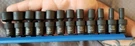 Gearwrench 84905 - 12 Piece 1/4" Drive 6 Pt Standard Universal Impact Metric Set. Fixed Price $95.99.