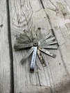 Vintage Blue Point Snap On Feeler Gauge Set FB-316B. Fixed Price $14.57.