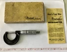 Central Tool Micrometer 1" Vintage Model 6009 W/ Box Made Usa. Fixed Price $17.95.