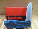 Box Kershaw Blue Assisted Opening Stonewash Blur 1670NBSW Pocket Knife. Fixed Price $99.99.