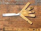 Vintage Aris Automotive Ignition Tune Up Feeler Gauge Non Magnetic Brass. Fixed Price $15.00.