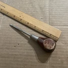 Early Stanley #69-007 Wood Handle Scratch Awl With Strike Cap Usa 5-7/8 !. Fixed Price $6.99.
