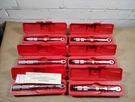 Six Proto 3/8" Drive Torque Wrenches 6064AB 6064-5. Fixed Price $275.00.