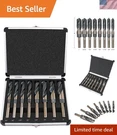 Gold Titanium And Black Nitride Drill Bits - 8 Piece Set Durable Performance. Fixed Price $73.12.