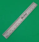 Blue-point GAM-2 6 Stainless Rule Inch Mm & Decimal Equivalents Chart Usa. Fixed Price $12.83.