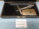 Starrett 440A Depth Micrometer 0-3" .001 Res W/ Ratchet Thimble Velvet Case G870. Fixed Price $99.99.