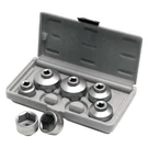 Performance Tool 7-PIECE 24 Mm 38 Chrome-vanadium Oil Filter Socket Set. Fixed Price $43.59.