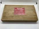 Nos Starrett #436F 5" To 6" Micrometer Original Wood Box Friction Thimble. Fixed Price $225.00.