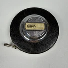 Vtg Lufkin 50' Steel Tape Measure Reel HC253 Chrome Clad Sae Inch Made Usa. Fixed Price $13.50.
