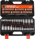 Horusdy Allen Socket 32-PIECE Hex Bit Set,sae & Metric, Red. Fixed Price $50.33.