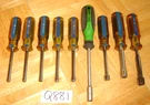 Matco Tools 9 Piece Metric Nut Driver Set 4MM 11MM. Fixed Price $135.00.