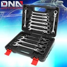 12PCS Dual-head 180 Degree Pivoting Swivel Ratcheting Wrench Set Tool Box. Fixed Price $35.00.
