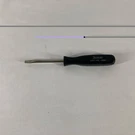 Snap-on Black Hard Handle Mini Flat Head Screwdriver #SPP46. Fixed Price $14.99.