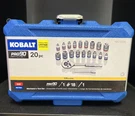 Kobalt PRO90 Ratchet 20 Piece 1/4". Fixed Price $20.00.