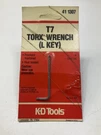 Kd Tools 411307 T7 Torx Wrench (l Key) - Made In Usa. Fixed Price $9.99.