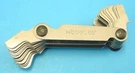 Stahlwille 12665/52 British Whitworth And Metric Screw Thread Pitch Gauge. Fixed Price $23.00.