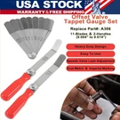 A308 Offset Valve Tappet Gauge 11-BLADE 0.004" To 0.014" W/ Two Red Handles. Fixed Price $18.91.