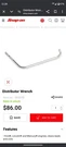 Snap-on Distributor Wrench 1/2 Inch S-8564B. Fixed Price $84.00.