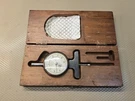 Cdi Chicago Dial Indicator Depth Gauge Wood Box Made Usa. Fixed Price $55.00.