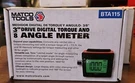 New Matco Tools BTA115 3/8 Drive Digital Torque And Angle Meter. Fixed Price $150.00.