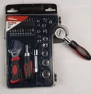 Hyper Tough 38-PIECE Stubby Tool Set 3451..WRATCHET, Wrench, Screw Driver Kit. Fixed Price $17.50.