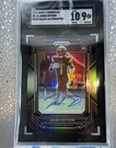 3102364 2022 Panini Chronicles Prizm Black PB-15 Jahan Dotson Sgc 9 Auto. Fixed Price $25.00.