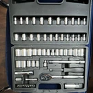 Husky Mechanics Tool Set Sockets Ratchet Screwdriver Hard Case Metric Sae. Fixed Price $124.95.