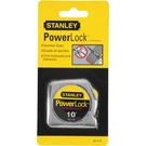 (3)-STANLEY Powerlock 1/4" X 10' Pocket Tape Measure With Diameter Scale 33-115. Fixed Price $36.89.
