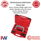 Spc Performance Ball Joint Press Set Fits Honda Chrysler Dodge Lexus #40920. Fixed Price $191.63.