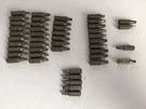 Irwin #1 #2 #3 Square Insert Screwdriver Bit 1" Oal Length 46PCS 92203 92205. Fixed Price $23.00.