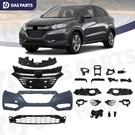 Full Front Bumper Cover Grille Radiator Panel Set For 2016-2018 Honda Hr-v Hrv. Fixed Price $229.95.