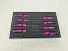 Snap-on Mint FMSGD03B Mini Screwdriver Pick Set Pink Breast Cancer Month Special. Fixed Price $218.83.