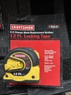Rare Sears Craftsman Usa Nos Yellow 12 Lock Tape Measure 39531 Ez Change Blade. Fixed Price $49.95.