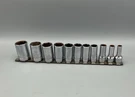Snap On 3/8" Drive 6PT Sae Socket Set (211FSSY) *pre-owned* Free Shipping. Fixed Price $199.99.