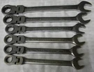 Gearwrench 6PC Metric 12PT Ratcheting Flex-head Combo Set 12-15,17,19MM. Fixed Price $49.99.