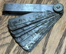 Mac Tools Feeler Gauge Thickness Folding 3 Long Tab Set Lot Sae Mm Usa. Fixed Price $14.00.